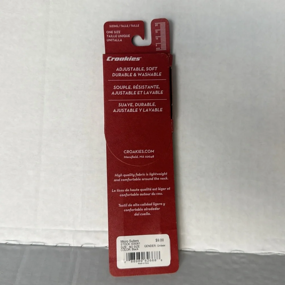 Croakies Black Eyewear Retainer